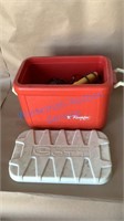 GOTT COOLER WITH ELECTRIC DRILLS AND B&D TOOLBOX