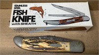 CASE POCKET KNIFE AND FISH KNIFE