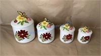 BUTTERFLY CANISTER SET- MADE IN JAPAN