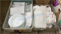 CORELLE DISHES AND DRINKWARE