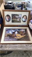 OLD TIME COUNTRY PICTURES FRAMED