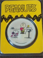 1 oz .999 Fine Silver Coin Peanuts® Snoopy and