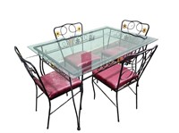 Wrought Iron Patio Table and Chairs