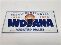 1966 Souvenir Indiana Sesquicentennial Plate
