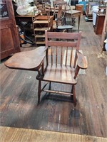 Early Cherry Student Chair with Drawer