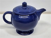 Blue Fiesta Ware Teapot