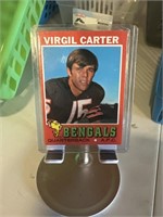 Vintage OLD 1971 Topps Football Card Virgil Carter