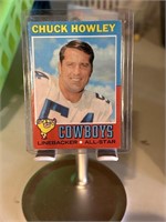 Vintage OLD 1971 Topps Football Card Chuck Howley