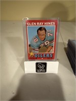 Vintage 1971 Topps Football Card Glen Ray Hines