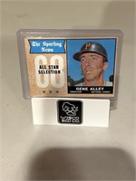 1968 Topps Baseball Gene Alley SP AL CARD