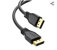 ($10) SOOMFON 8K DisplayPort Cable 6.6ft DP