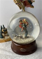 All wrapped up Snow Globe, and Santa in the Sky