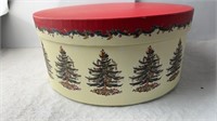 Spode Holiday Hat/Gift Box 14x6