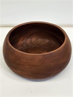 Primitive Handmade Walnut Bowl