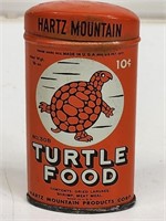 Small Early Turtle Food Advertising Tin