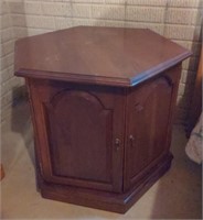(2) Pentagon Shaped Matching End Tables