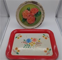 (3) Vintage Tin Trays