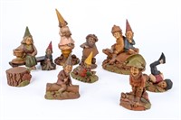 Lot 10 Vintage Tom Clark Garden Gnomes Figurines