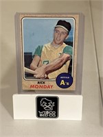 1968 Topps Baseball Rick Monday Card