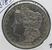 1878-S Morgan Silver Dollar.