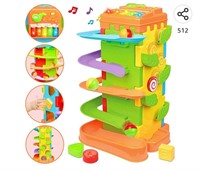 ($60) LUKAT Activity Cube Musical Toddlers Toys