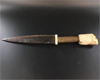Beautiful Tlingit copper dagger, attribut