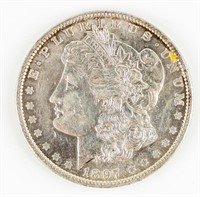 Coin Rare 1897-O Morgan Silver Dollar, Ch. BU