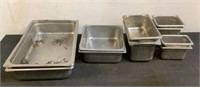 (10) Assorted Stainless Steel Pans