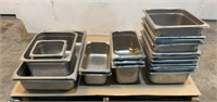 (20) Assorted Stainless Steel Pans
