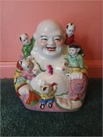 Vintage Laughing Buddha Figurine
