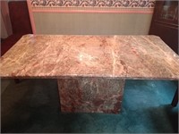 Granite 2 Piece Dinning Room Table 29x69x38