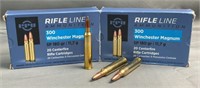 40 Rnds Rifle Line SP 300 WIN MAG