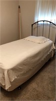 Twin Bed Frame with Mattress Set NO STAINING ON