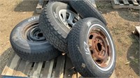 (2) PALLETS TIRES WITH RIMS