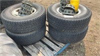 (4) MICHELIN 265/75R16 TIRES ON RIMS