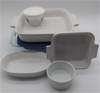 White Dishes & Pyrex