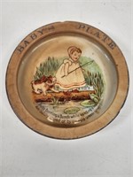 Early Decorated Baby Plate