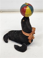 Early Wind-Up Seal and Ball Toy