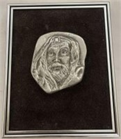 Moses Three Dimensional Face Plaque