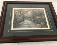 Lithograph "Road Less Traveled"