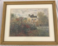 Monet The Artist's Garden  measures 23 x 29