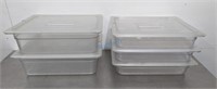 1/2 SIZE FOOD STORAGE CONTAINER/LIDS