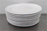 WHITE 8" DINNER PLATE