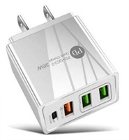 4-Port Type-C USB 3.0 PD 30W Wall Chargers