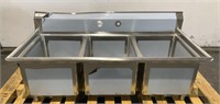 Regency 3-Bay Stainless Steel Sink