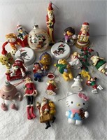 Character Ornaments, Mickey, Dora, Hello Kitty