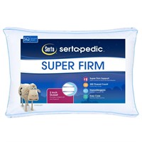 Sertapedic Super Firm Bed Pillow  Standard/Queen