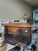Antique Copper Broiler w/Lid