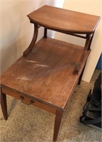 Vintage Imperial Furniture Co Solid Mahogany Step