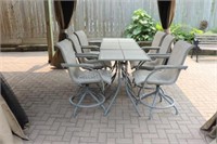 Three Sets of Patio Table & Chair Sets